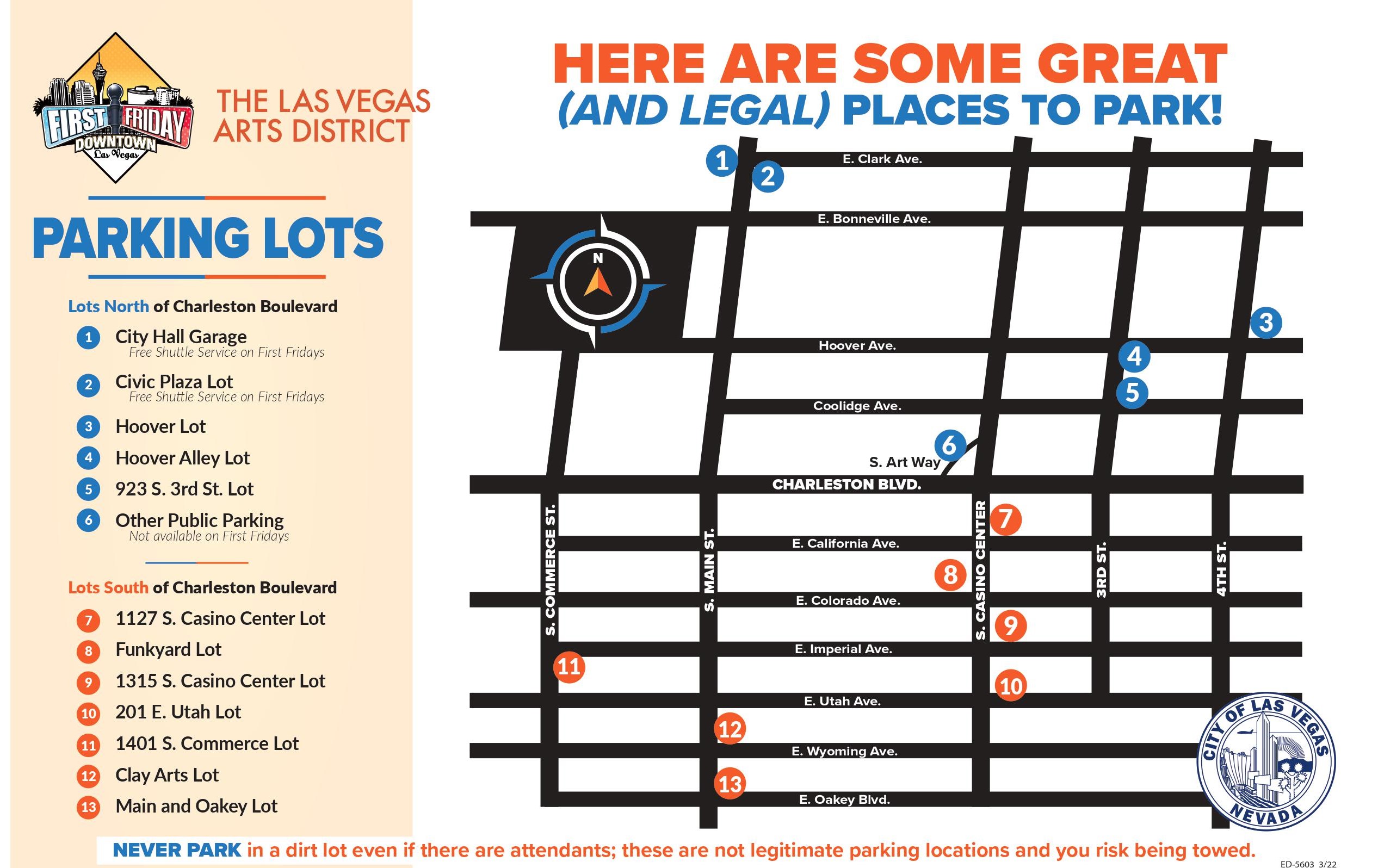 First Friday Parking In Downtown Las Vegas