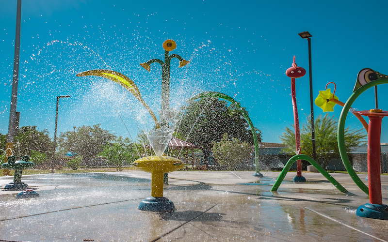 Splash Pads Now Open