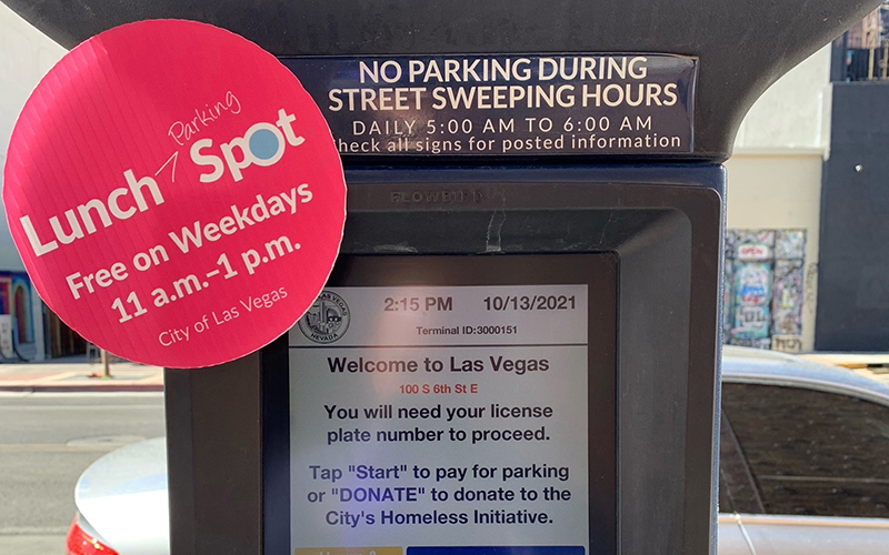 Free Lunchtime Parking in Downtown Las Vegas