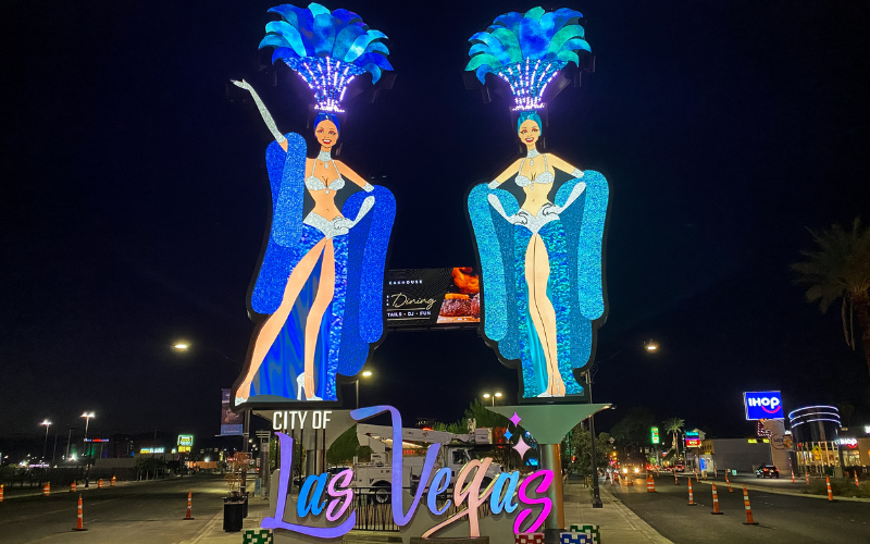 image for Las Vegas Boulevard Gateway Arches & Showgirls