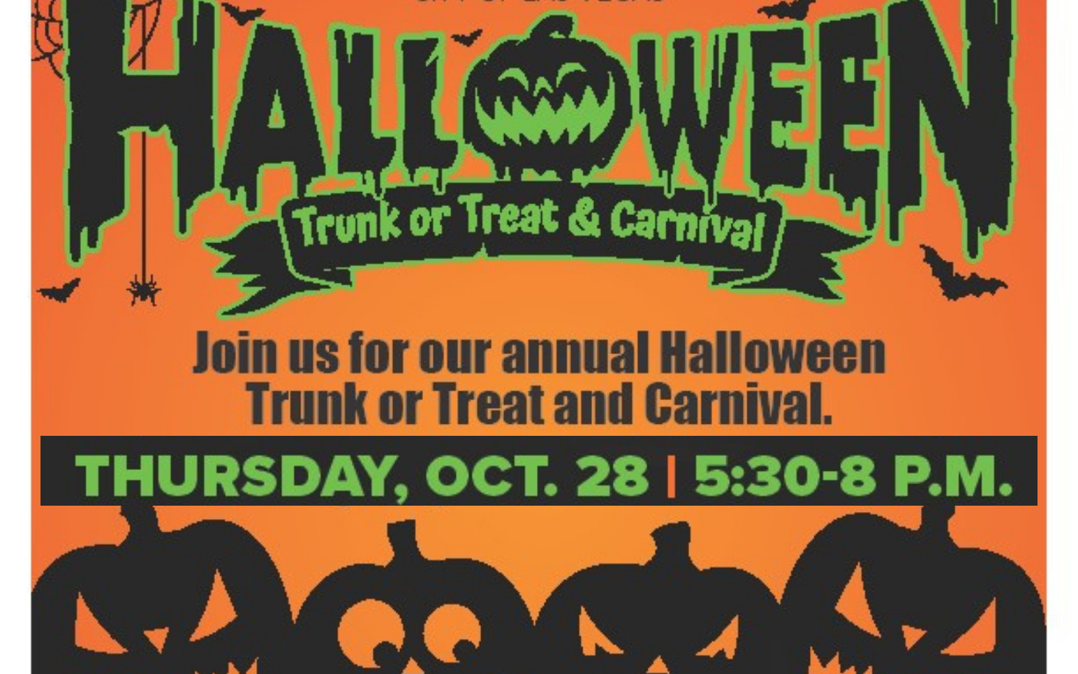 Halloween Trunk or Treat & Carnival