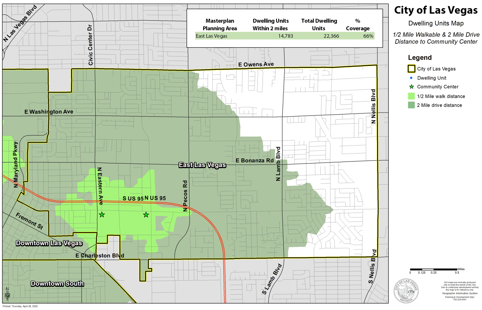 East Las Vegas Plan